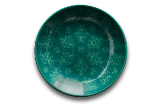 Small Plate Set. WNT 24 Heritage Emerald & Sage