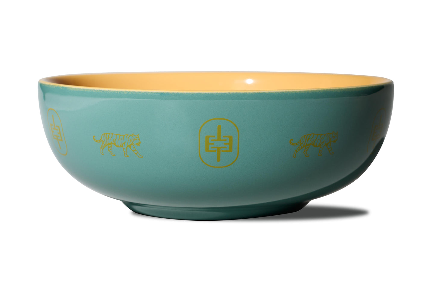 Everything Bowl Set of 4. Monogram Sage & Lemon