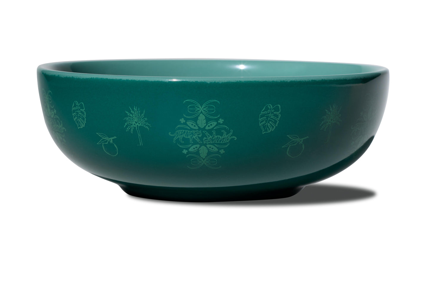 Nearly Perfect Everything Bowl Set of 4. Heritage Emerald & Sage